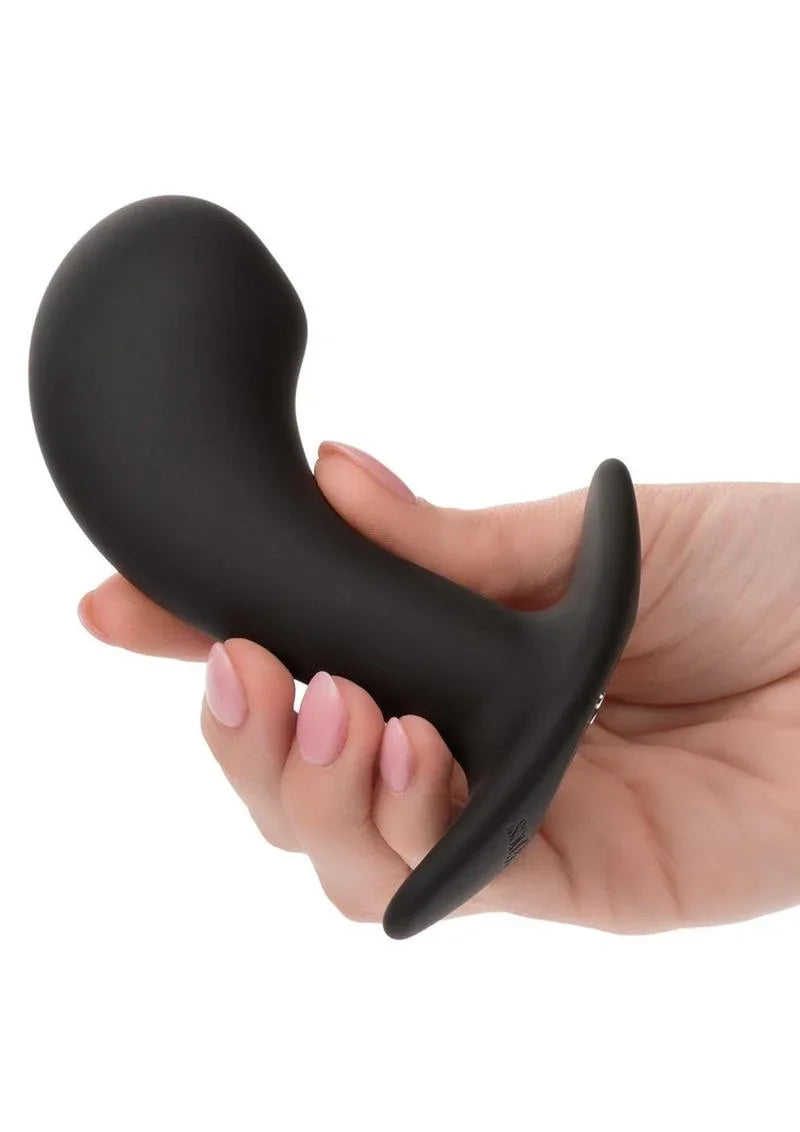 CalExotics Rock Bottom Curved Rechargeable Silicone Probe