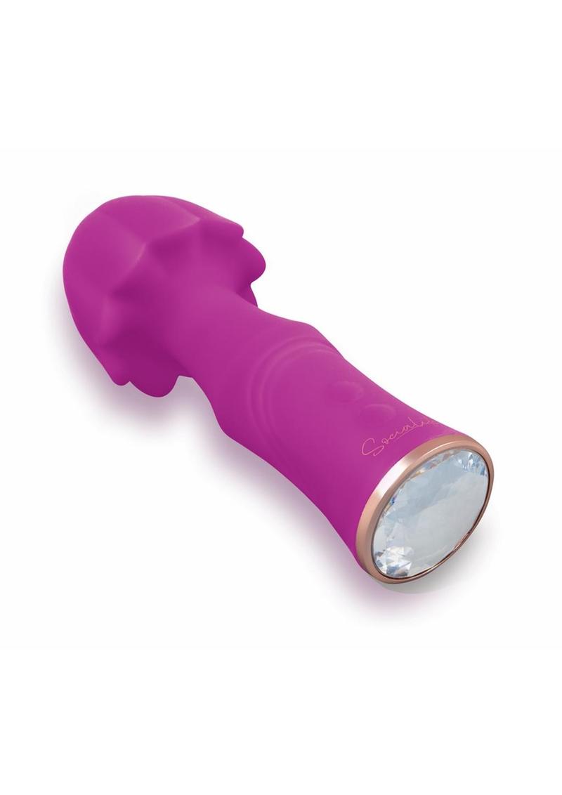 Bodywand Socialite Pacha Rechargeable Silicone Wand – 7-Mode Textured Petite Massager