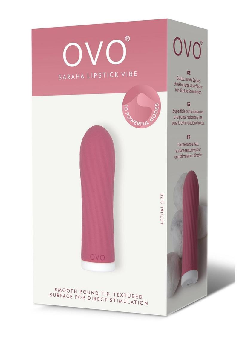 OVO Earth Saraha Rechargeable Silicone Lipstick Vibrator