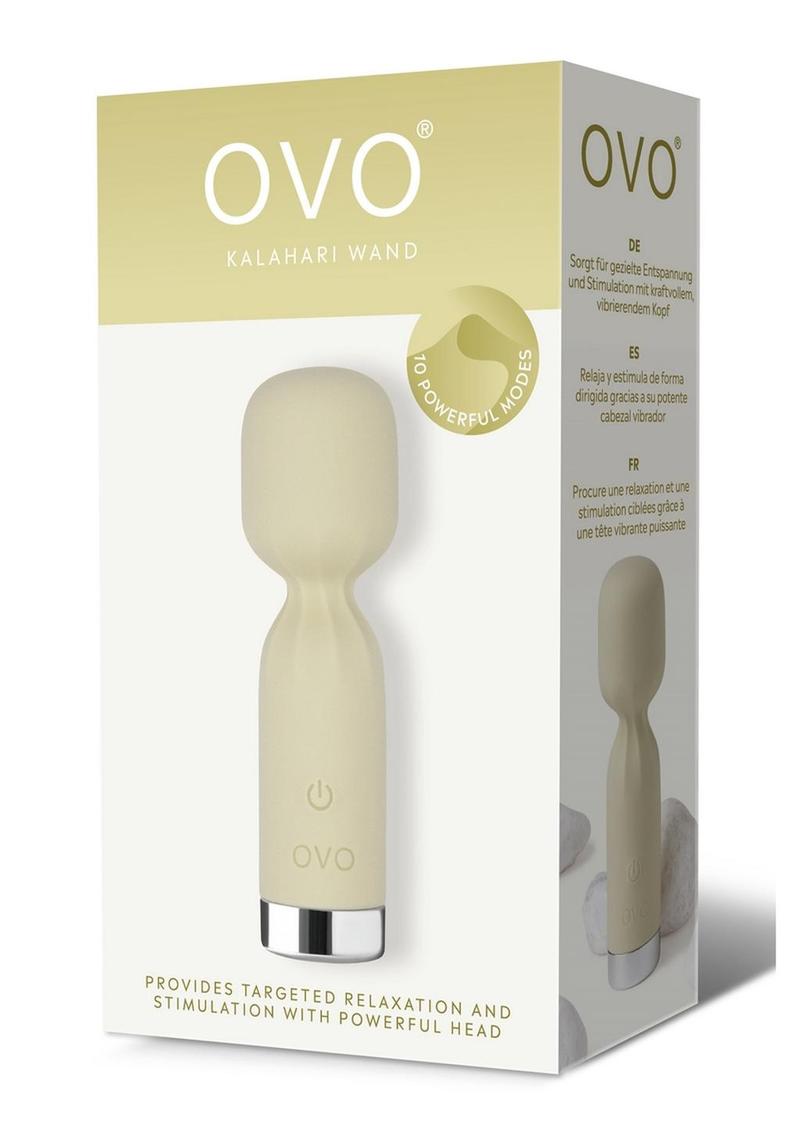 OVO Earth Kalahari Rechargeable Silicone Vibrator – 10-Mode Mini Wand