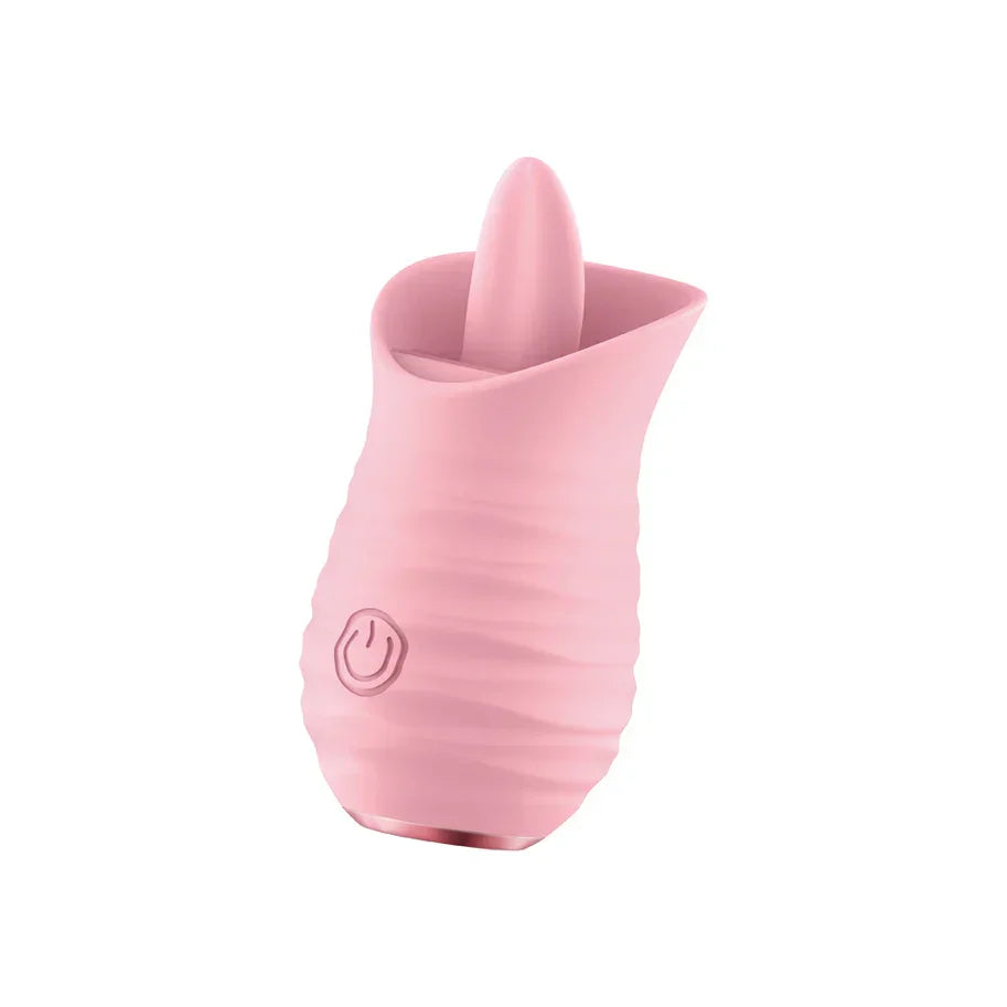 Luv Inc Tv08 Tongue Flickering Vibrator Rechargeable Silicone Clitoral Stimulator
