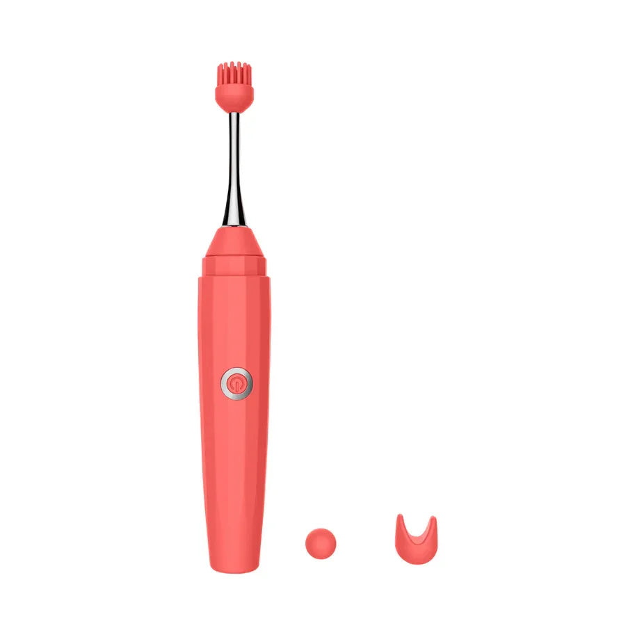 Luv Inc Op10 Orgasm Pen Rechargeable Pinpoint Vibrator with 3 Attachments