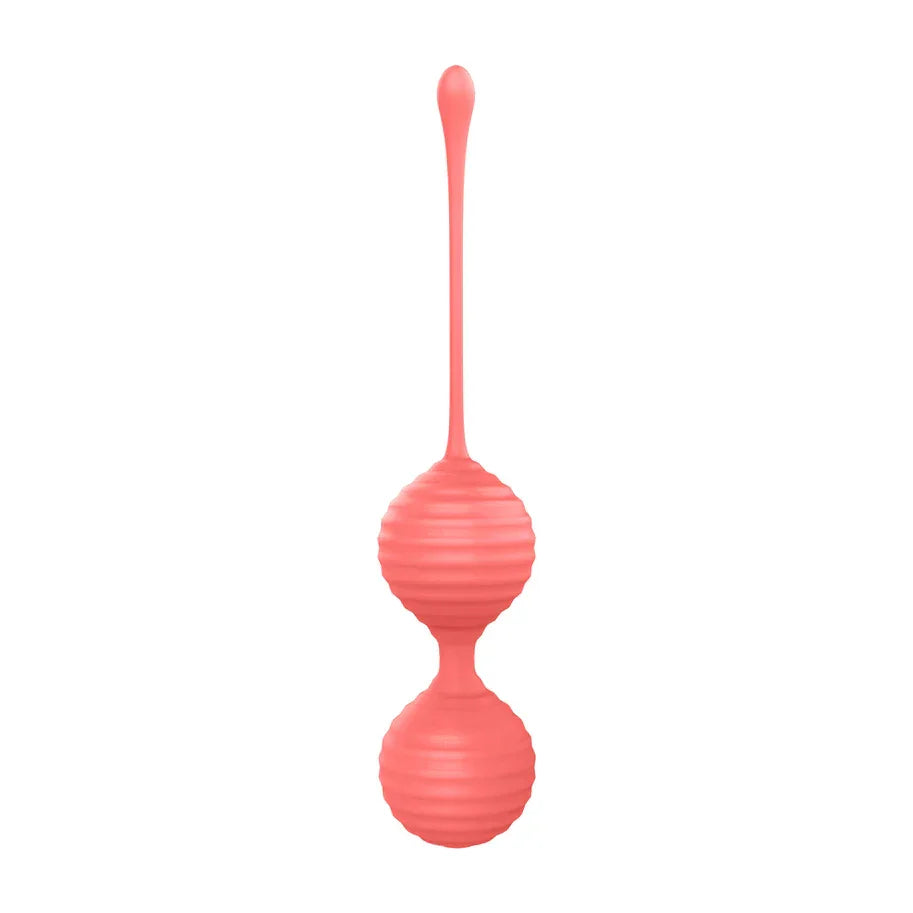 Luv Inc Kg88 Kegel Balls Ribbed Silicone 2-Piece Set