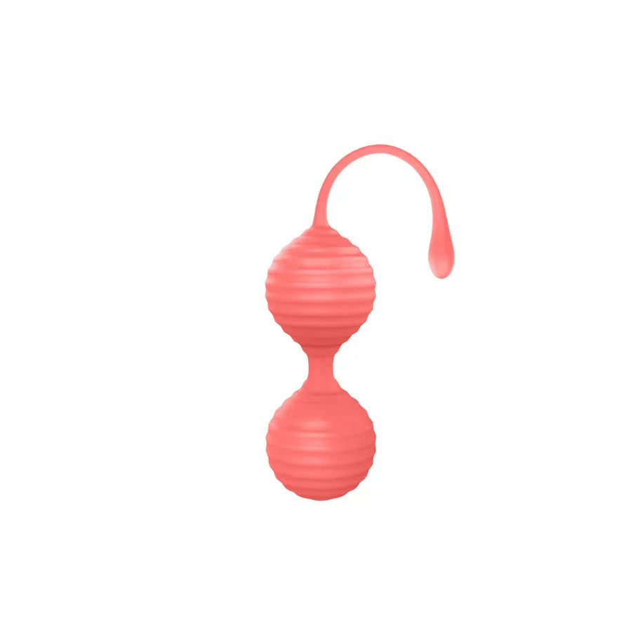 Luv Inc Kg88 Kegel Balls Ribbed Silicone 2-Piece Set