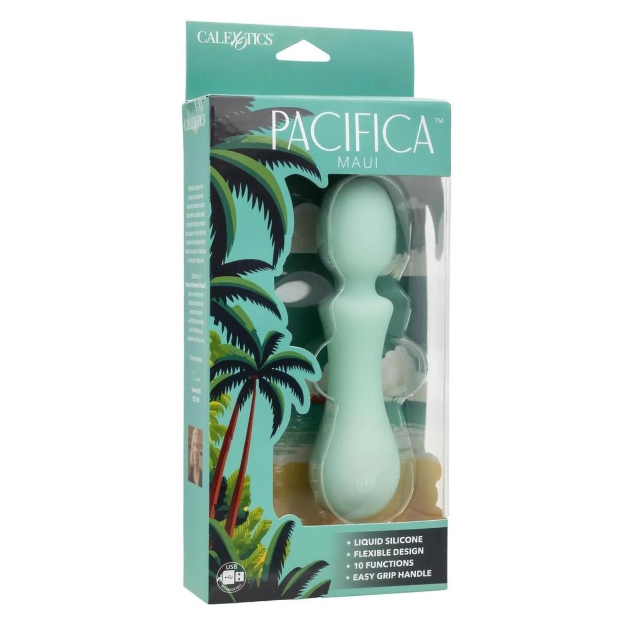 CalExotics Pacifica Maui Rechargeable Silicone Massage Body Wand