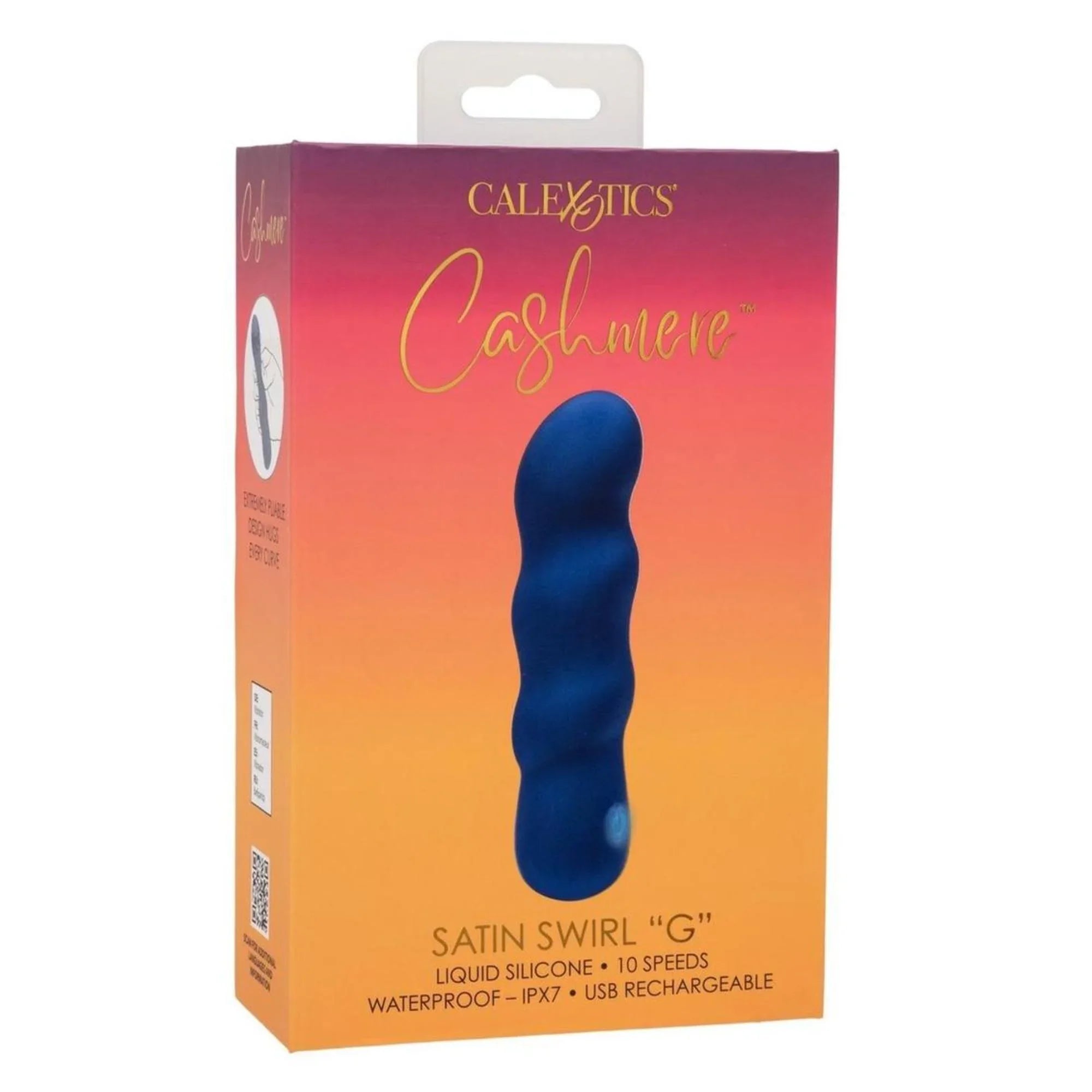 CalExotics Cashmere Satin Swirl G Rechargeable Silicone G-Spot Vibrator