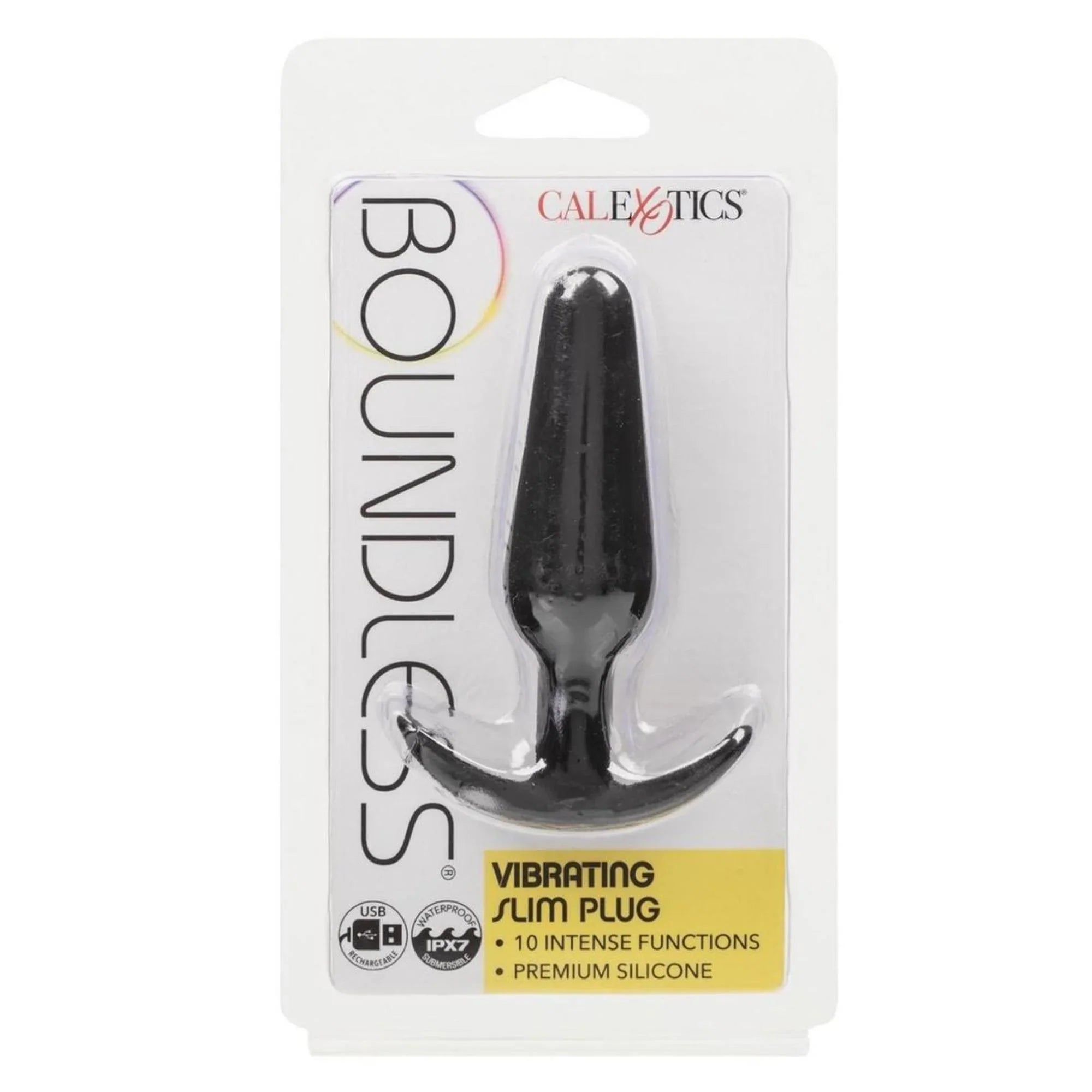 CalExotics Boundless Vibrating Slim Plug Rechargeable Silicone Anal Plug