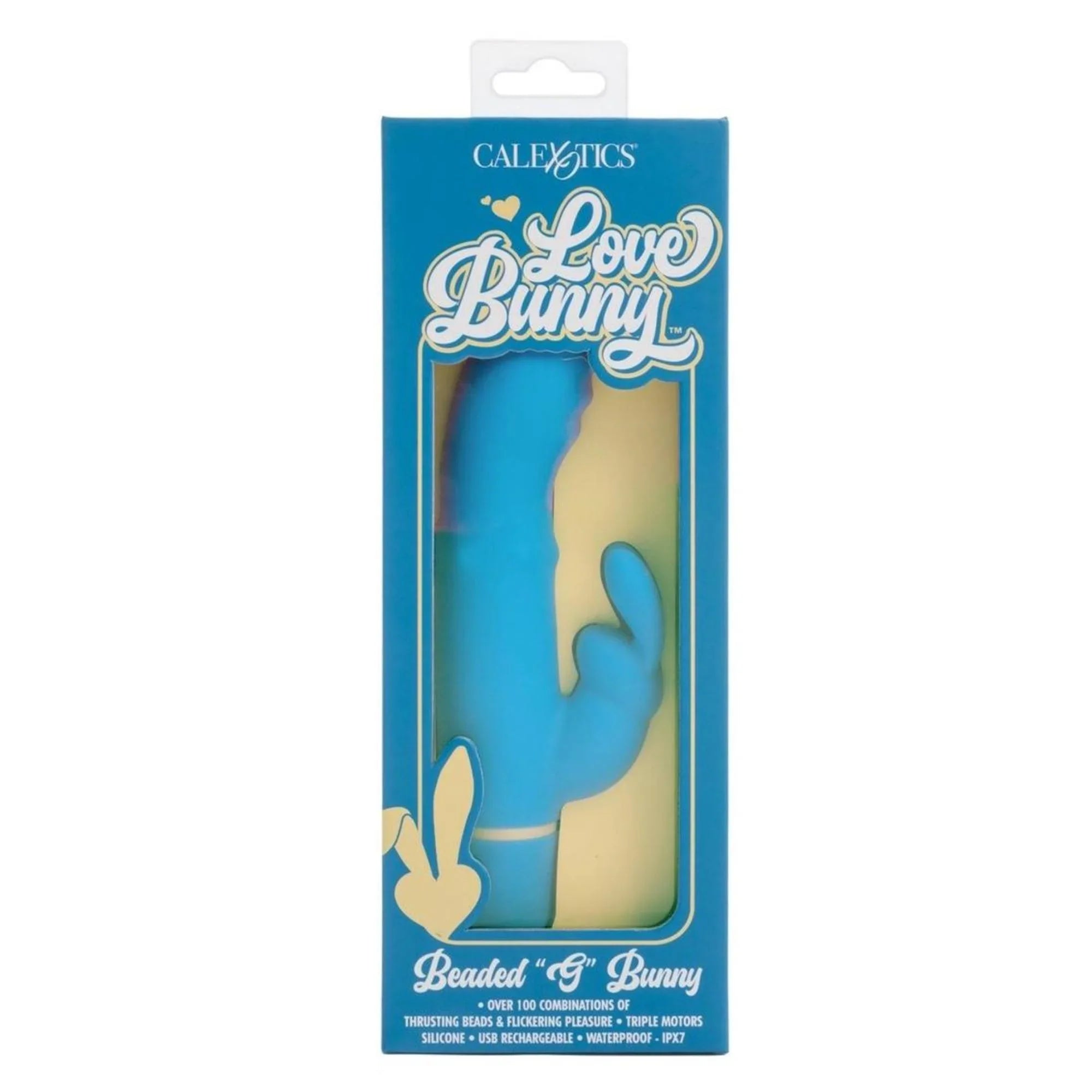 Love Bunny Beaded G Bunny Rechargeable Silicone Beaded Motion G-Spot Rabbit Vibrator