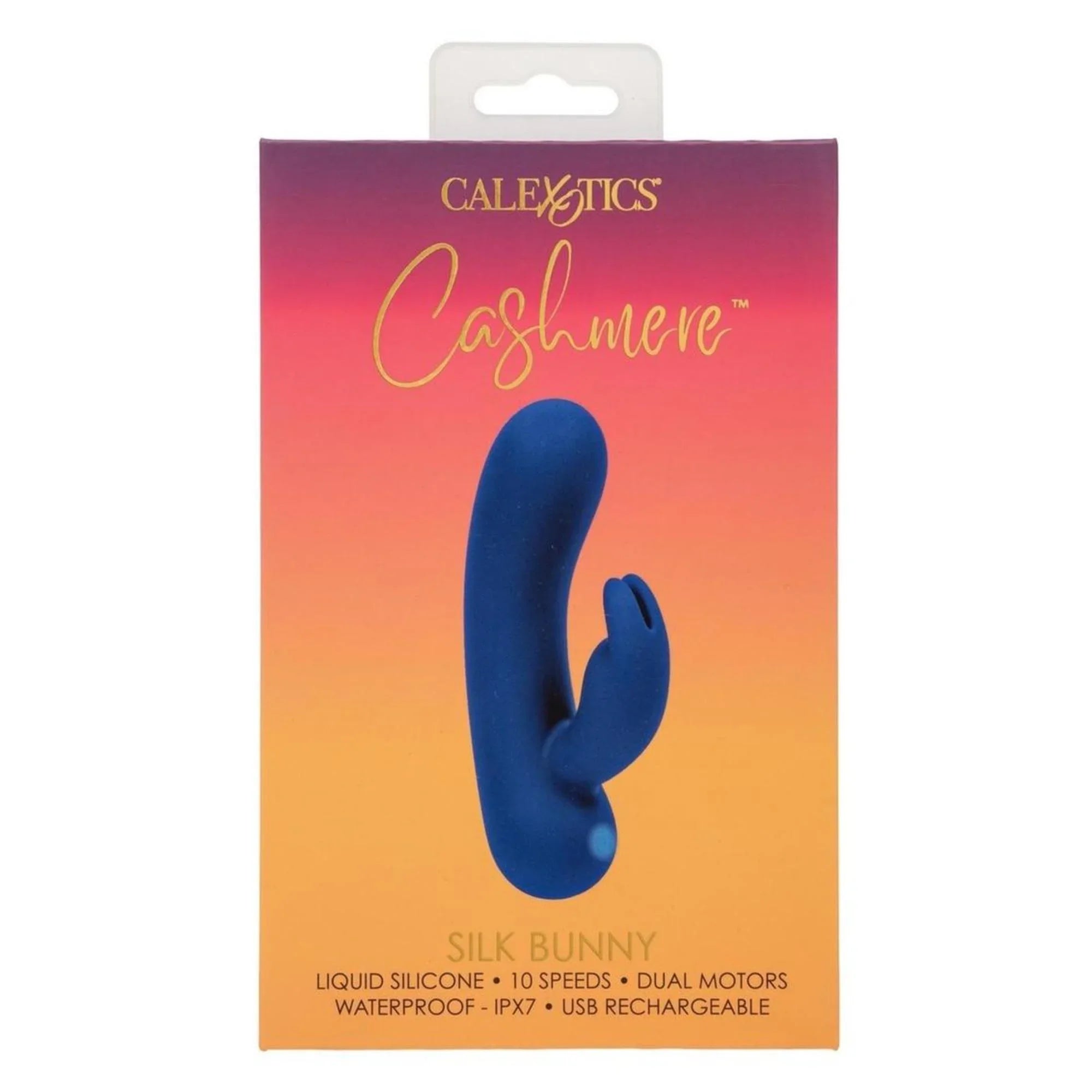 CalExotics Cashmere Silk Bunny Rechargeable Silicone Rabbit Vibrator