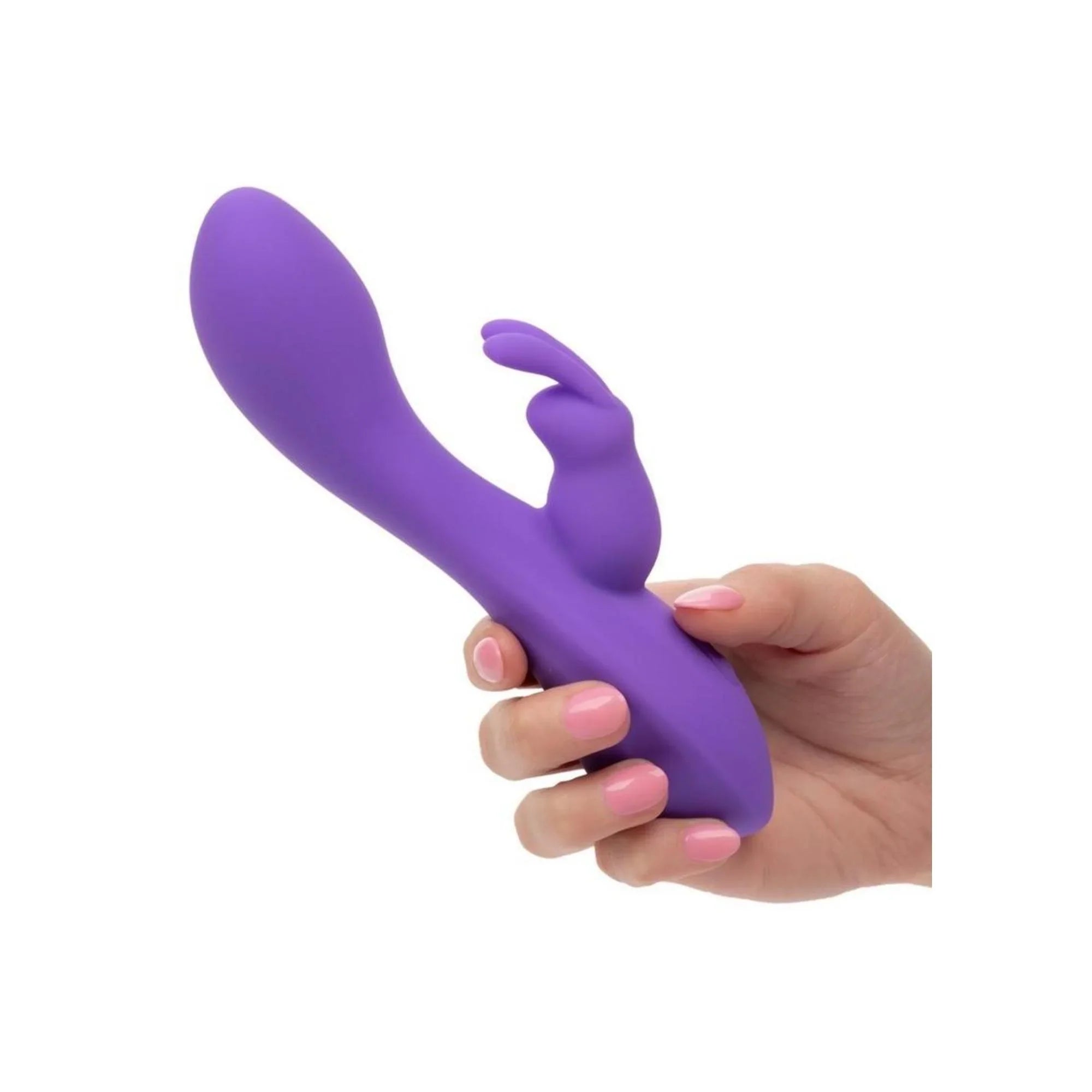 CalExotics Flex Bend & Hold Double Rumbler Rechargeable Silicone Rabbit Vibrator