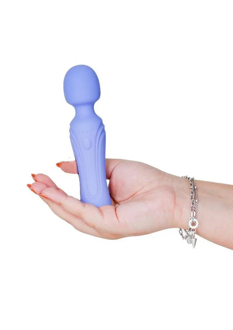 Swan Mini Wand Rechargeable Silicone Vibrator