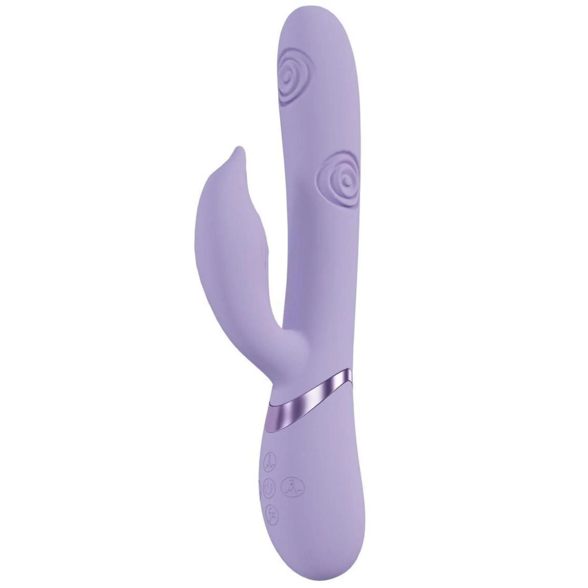 VIVE Pallina Rechargeable Silicone Triple Motor G-Spot VIbrating and Tapping Beads Clit Stimulator