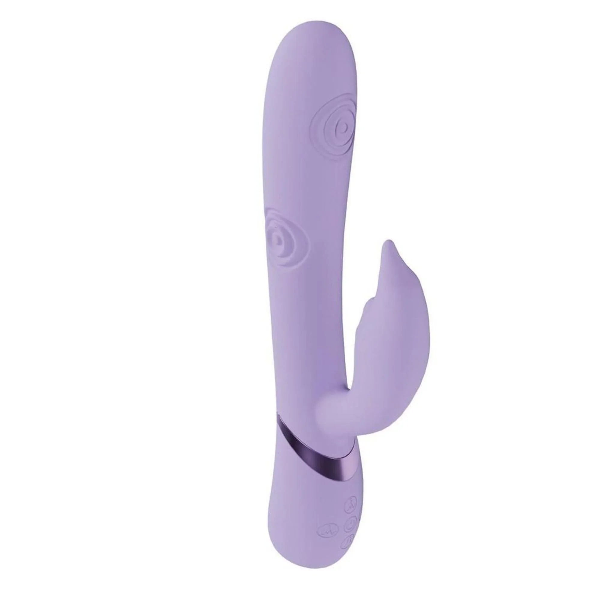 VIVE Pallina Rechargeable Silicone Triple Motor G-Spot VIbrating and Tapping Beads Clit Stimulator