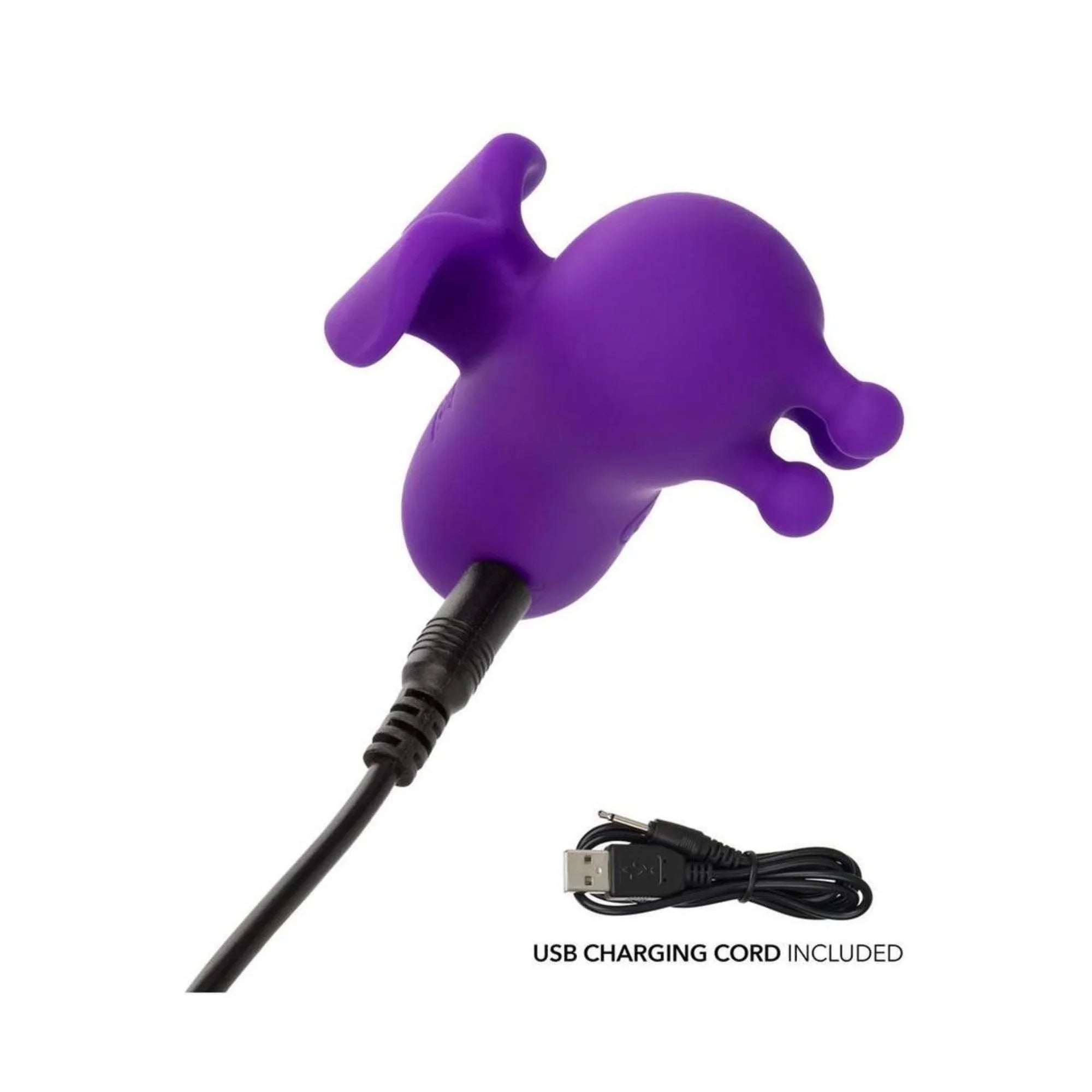 CalExotics Neon Vibes The Triple Tease Rechargeable Silicone Vibrator