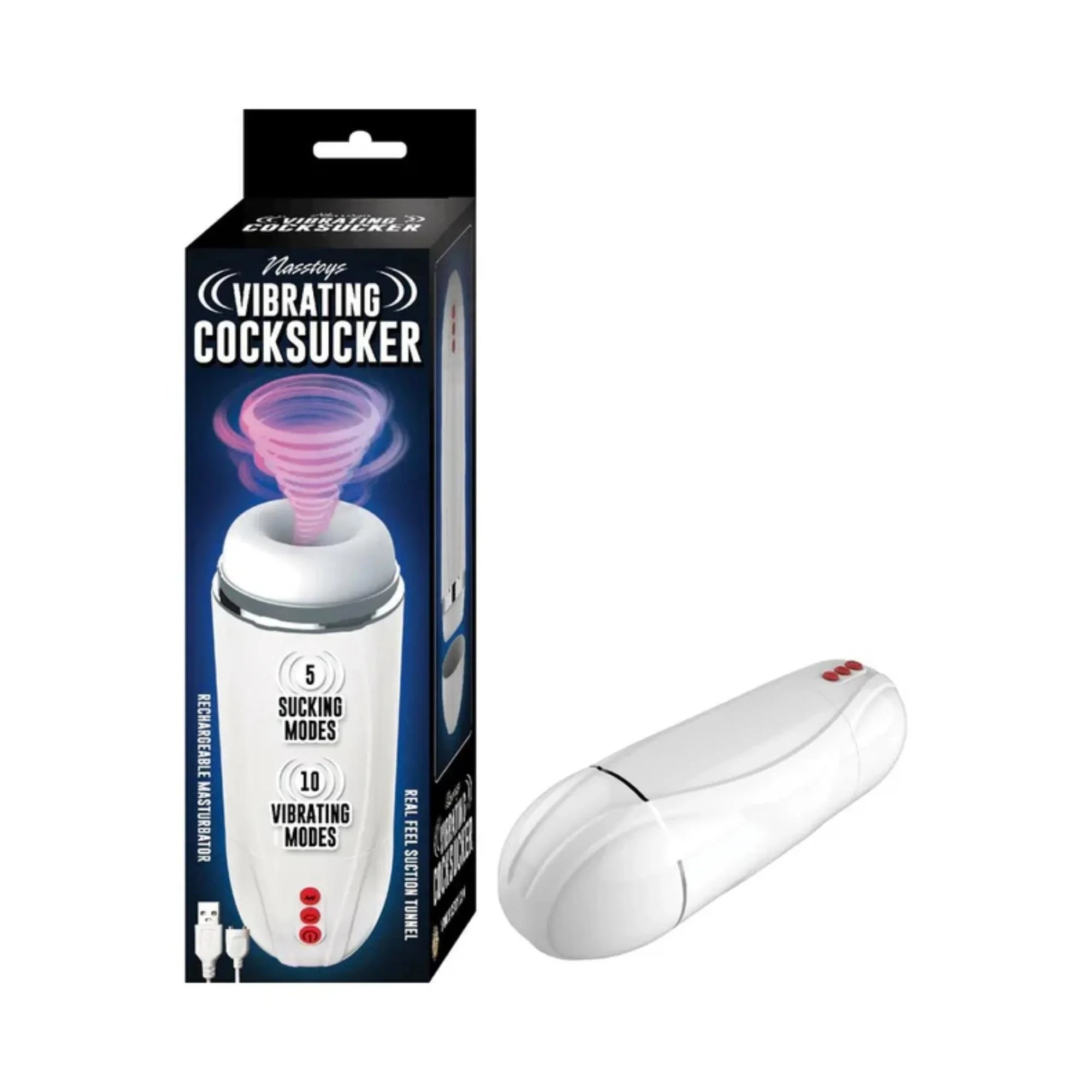 Nasstoys Vibrating Cocksucker Rechargeable Masturbator