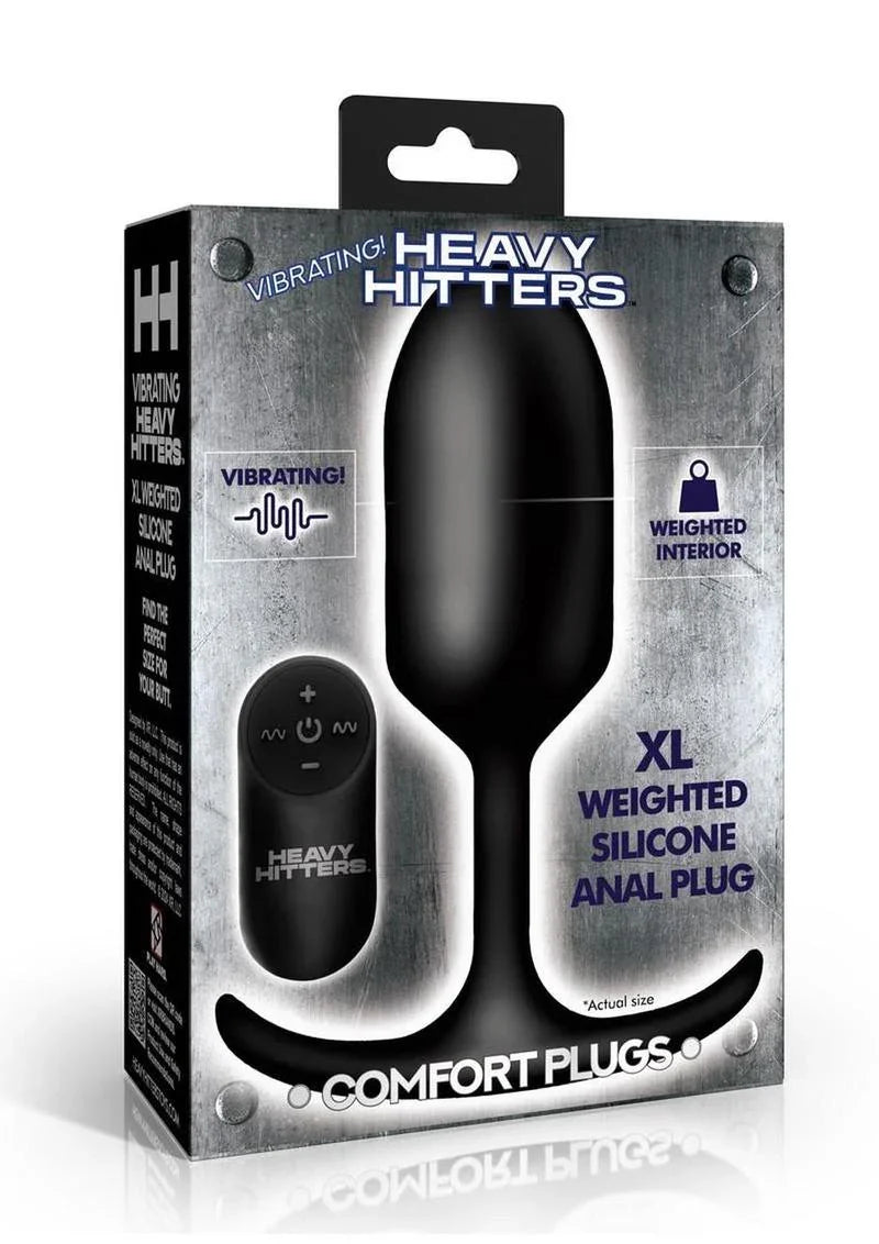 Heavy Hitters Vibrating Weighted Silicone Anal Plug