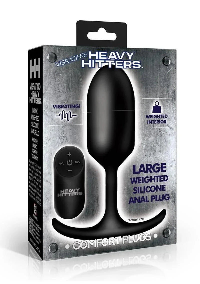 Heavy Hitters Vibrating Weighted Silicone Anal Plug