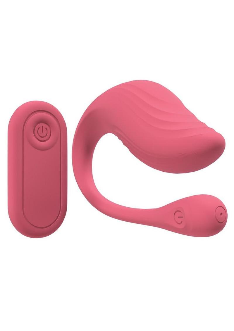Loveline Velvet G-Spot 10 Function Rechargeable Silicone Vibrator with Remote Control