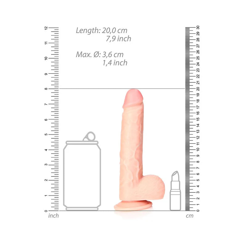 RealRock Straight Dildo 7in