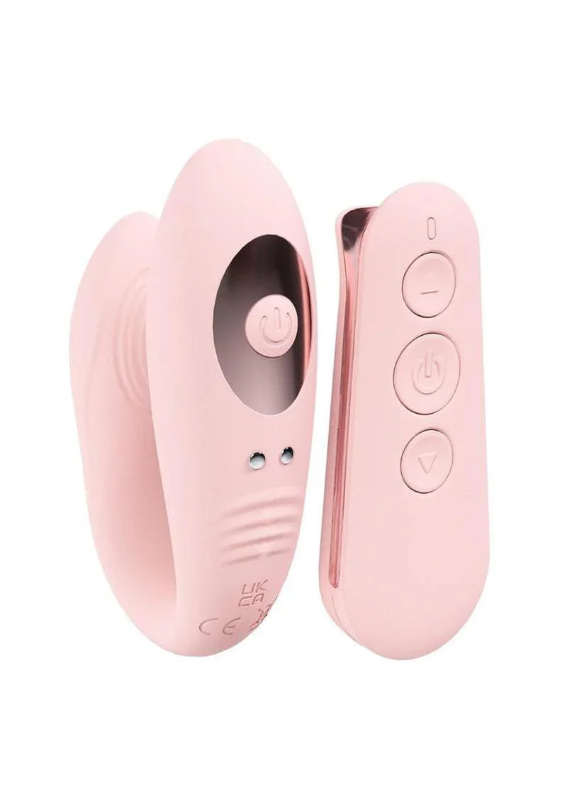 Loveline Charme Dual Motor Silicone Rechargeable Vibrator with Remote – Paris Collection