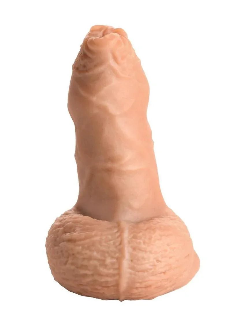 Strap U Uncut Packer Silicone 5.1in Dildo
