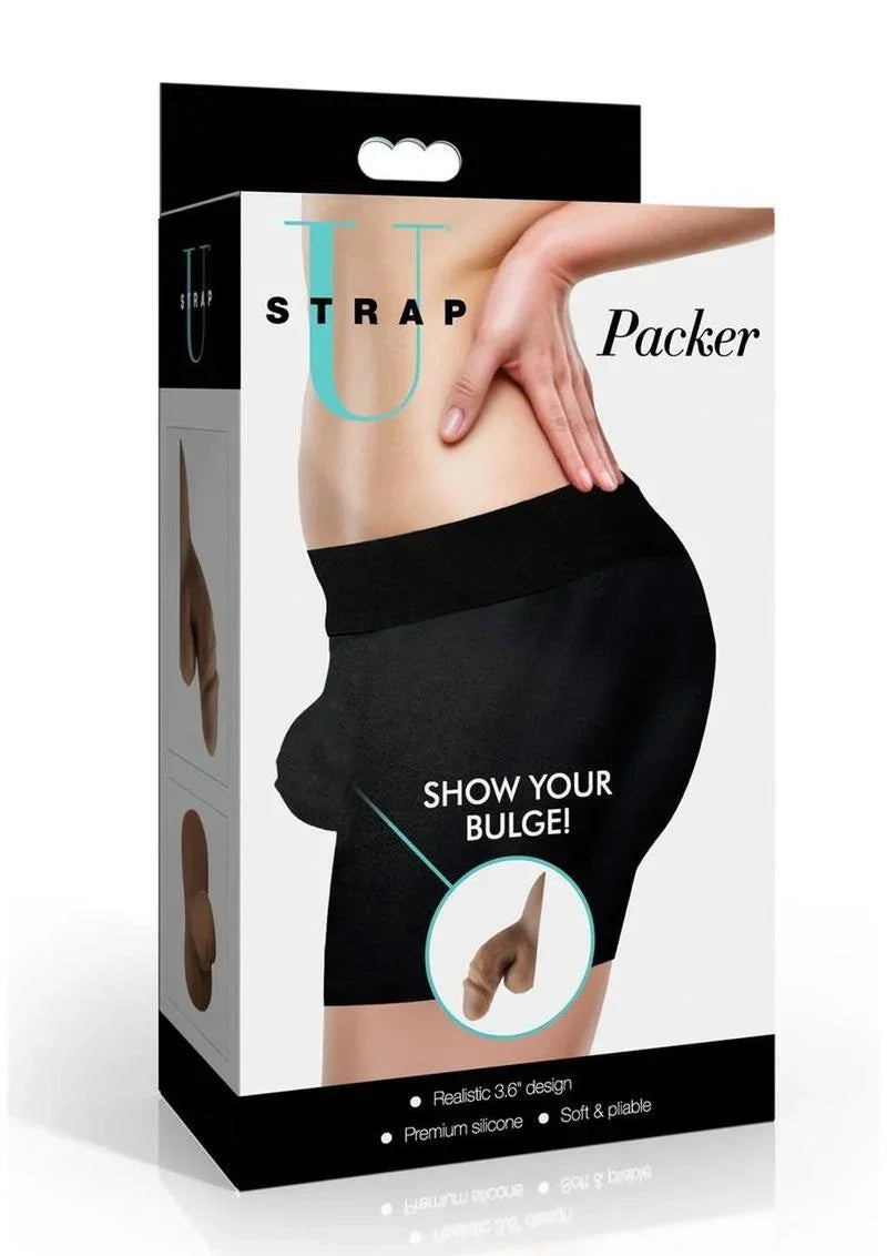 Strap U Packer Silicone 3.6in Dildo