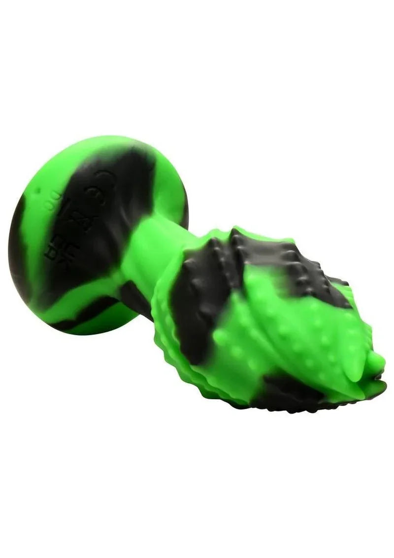 Creature Cocks Eye of the Spawn Rechargeable Silicone Vibrating & Squirming Butt Plug with Remote