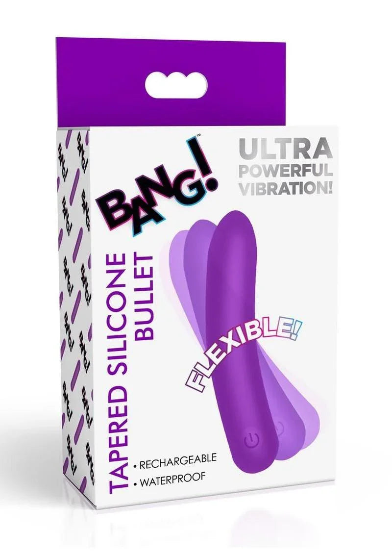 Bang Tapered Flexible Silicone Rechargeable Bullet Vibrator