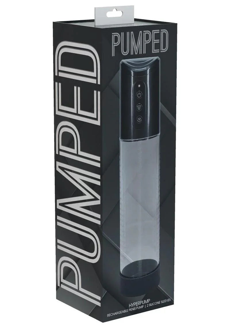 Pumped HyperPump Automatic Waterproof Penis Pump – 3 Function