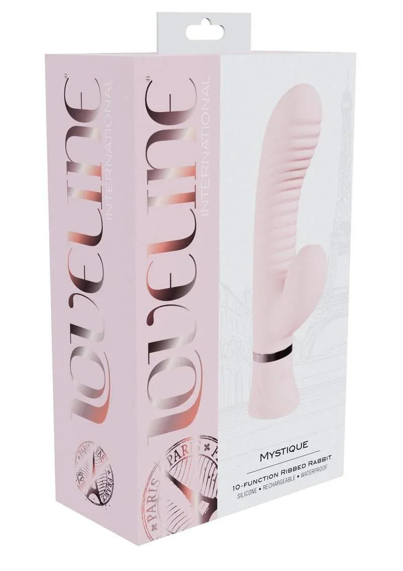 Loveline Mystique 10 Function Rechargeable Silicone Ribbed Rabbit