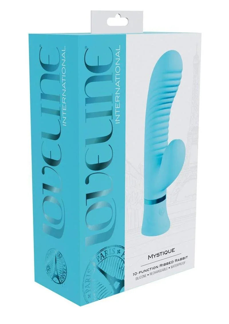 Loveline Mystique 10 Function Rechargeable Silicone Ribbed Rabbit