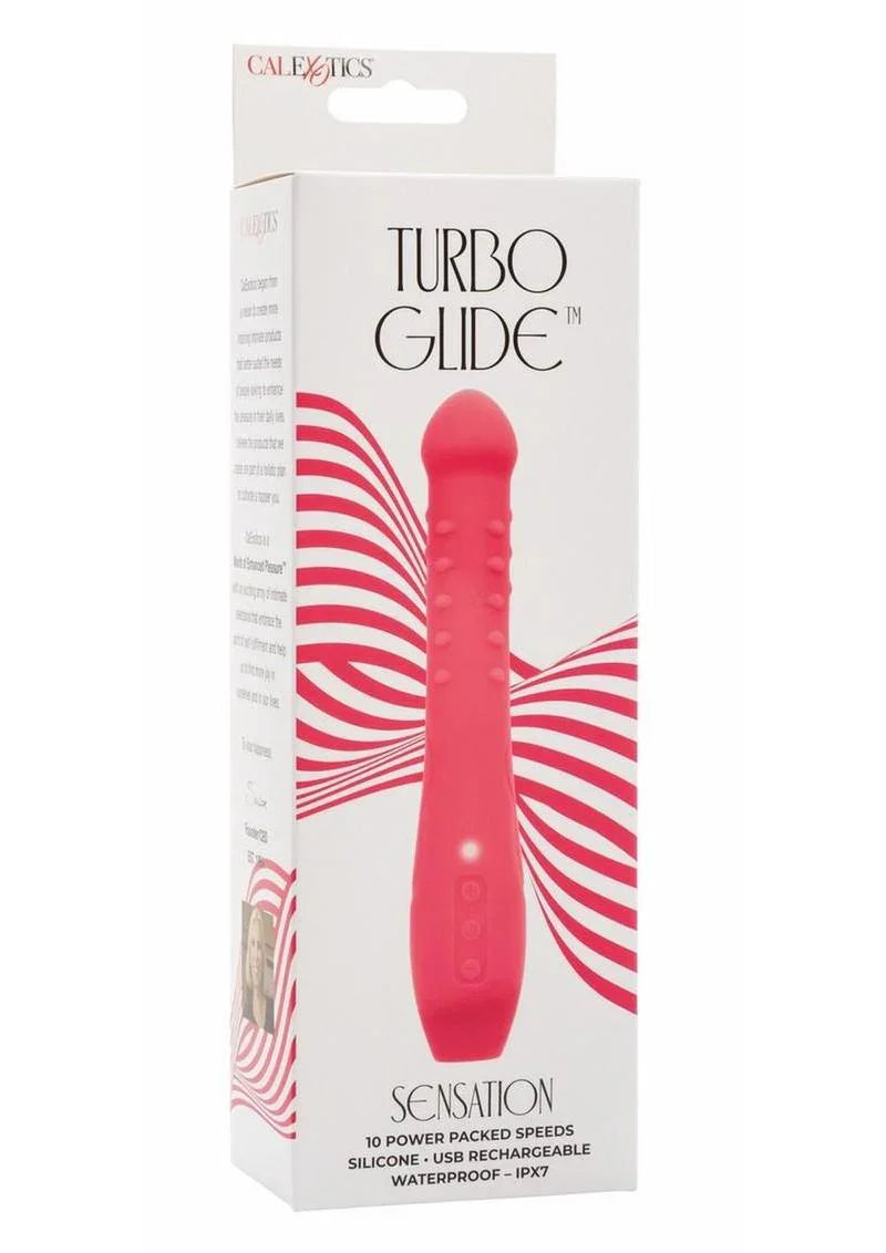 CalExotics Turbo Glide Sensation Rechargeable Silicone Massager