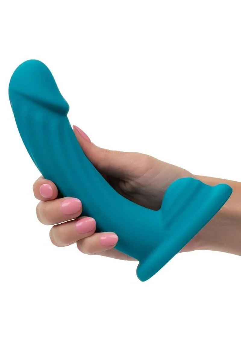 CalExotics G-Ride Long Haul Rechargeable Silicone Vibrating Dildo