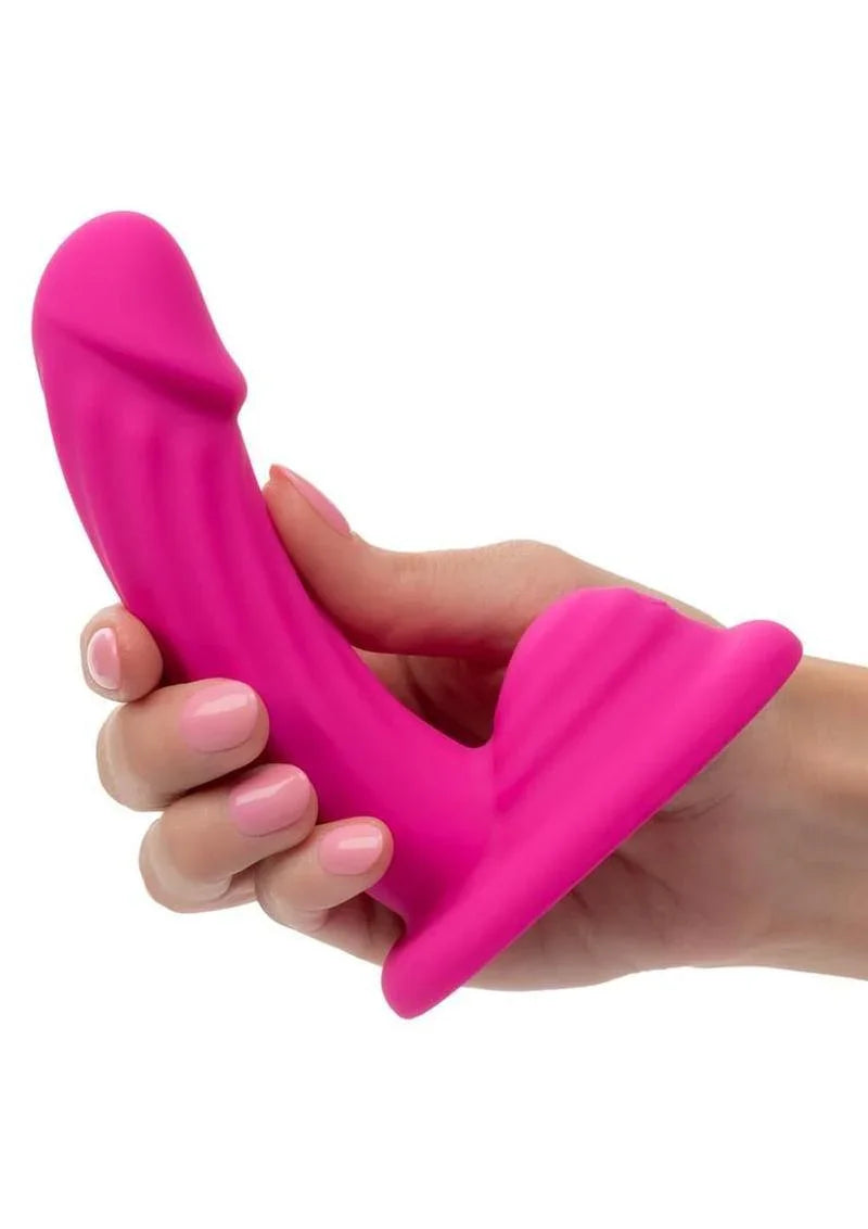 CalExotics G-Ride Easy Ride Rechargeable Silicone Vibrating Dildo