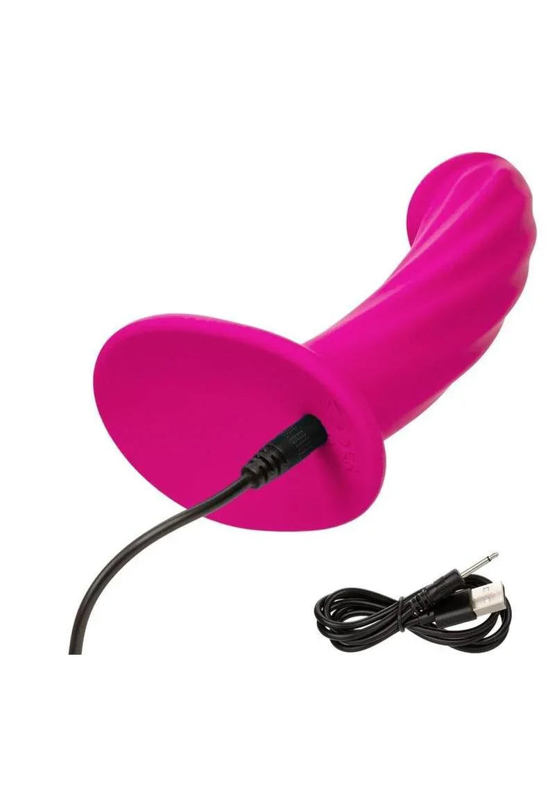 CalExotics G-Ride Easy Ride Rechargeable Silicone Vibrating Dildo