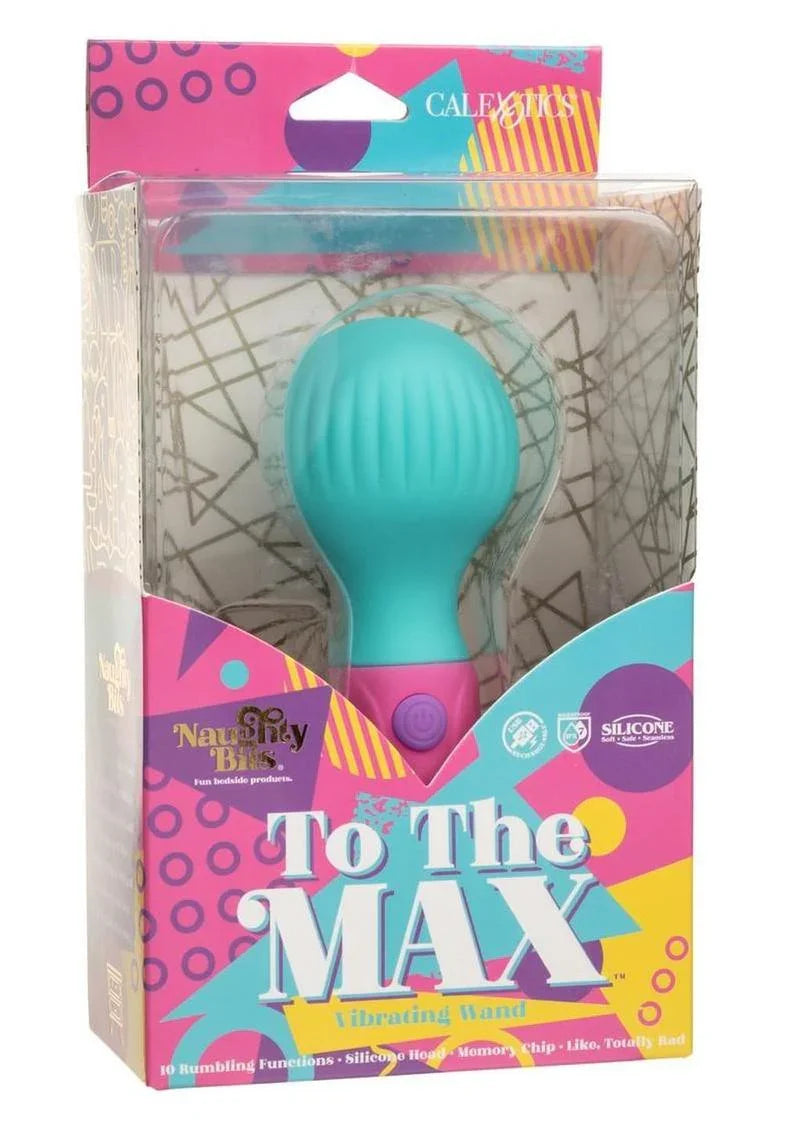 CalExotics Naughty Bits To The Max Vibrating Rechargeable Silicone Wand