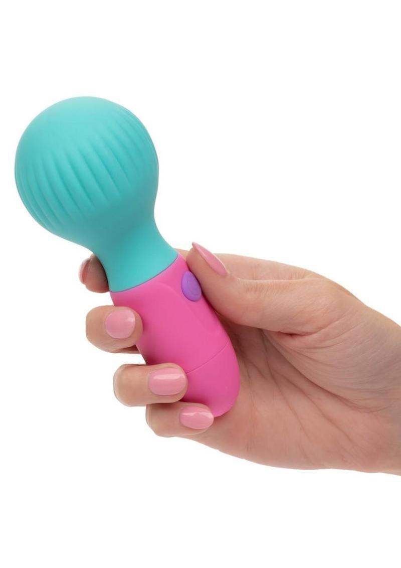 CalExotics Naughty Bits To The Max Vibrating Rechargeable Silicone Wand