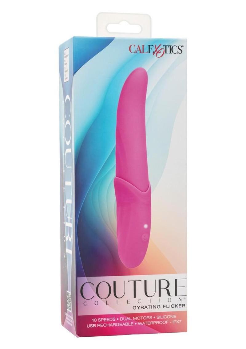 CalExotics Couture Collection Gyrating Flicker Rechargeable Silicone Vibrator