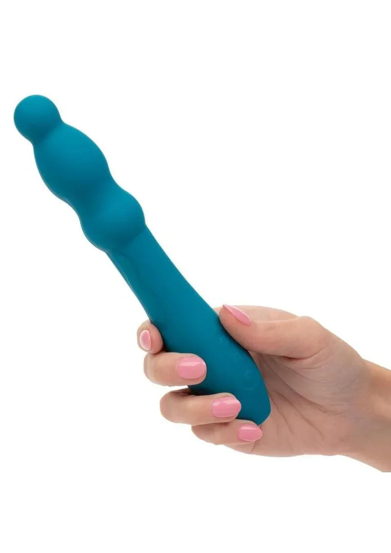 CalExotics Turbo Glide Ripple Rechargeable Silicone Massager