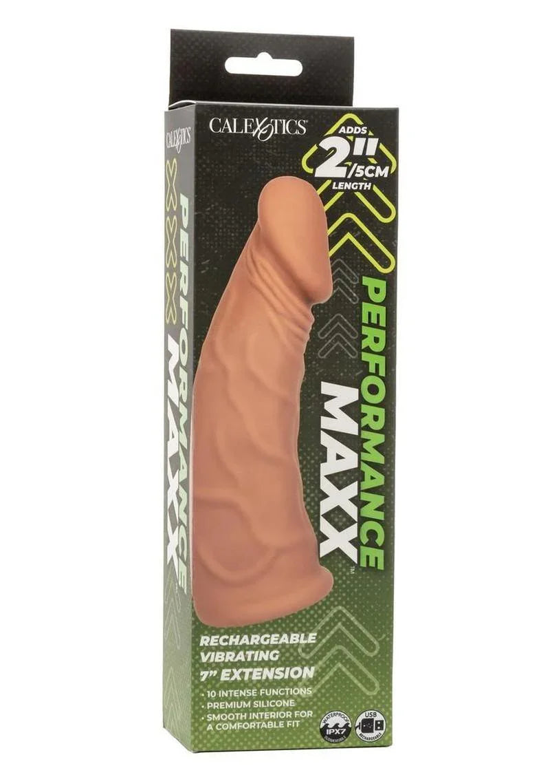 CalExotics Performance Maxx Rechargeable Vibrating Extension – 7”