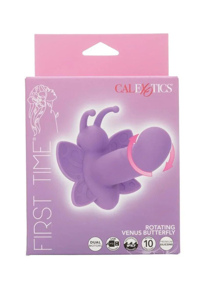 First Time Rotating Venus Butterfly Rechargeable Silicone Stimulator