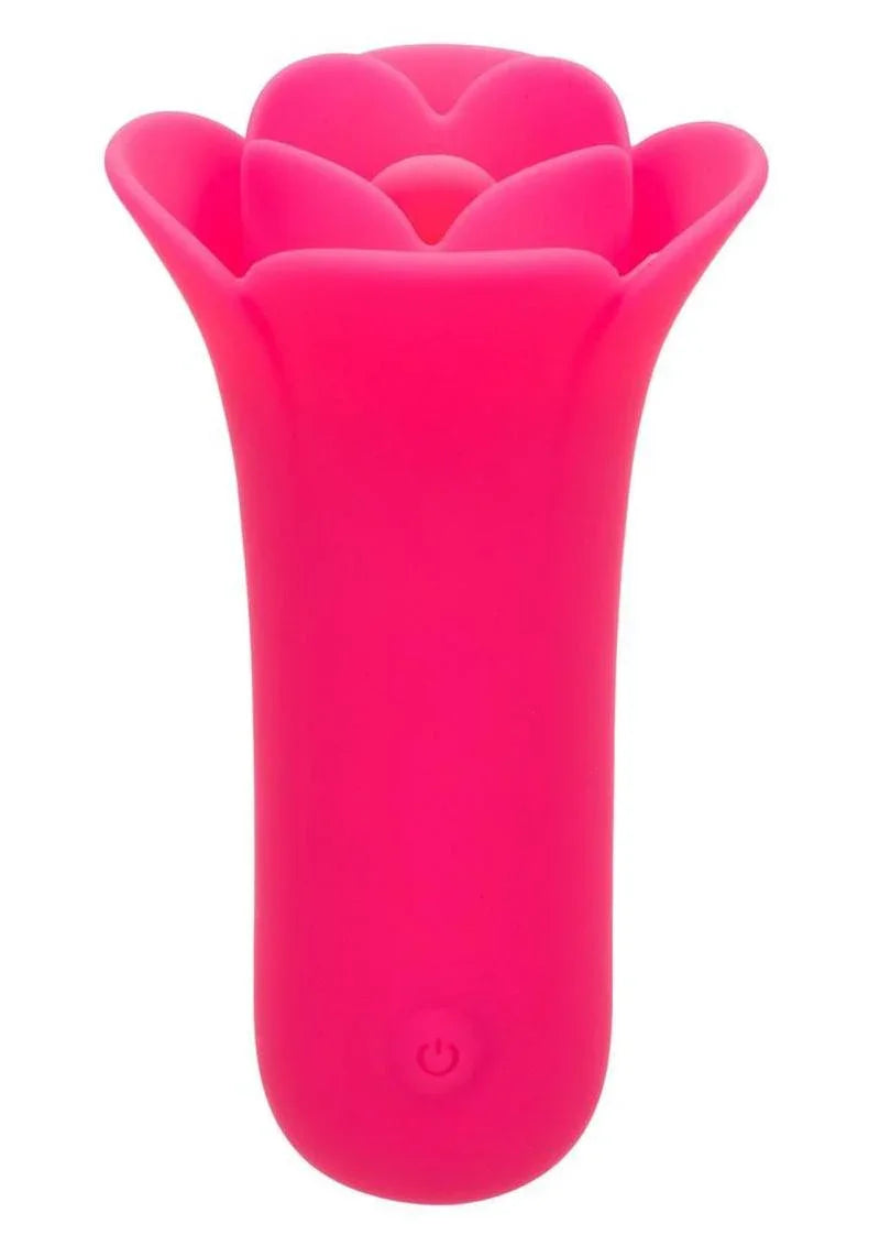 CalExotics Naughty Bits Lily Licker Mini Flower Flicker Rechargeable Silicone Vibrator