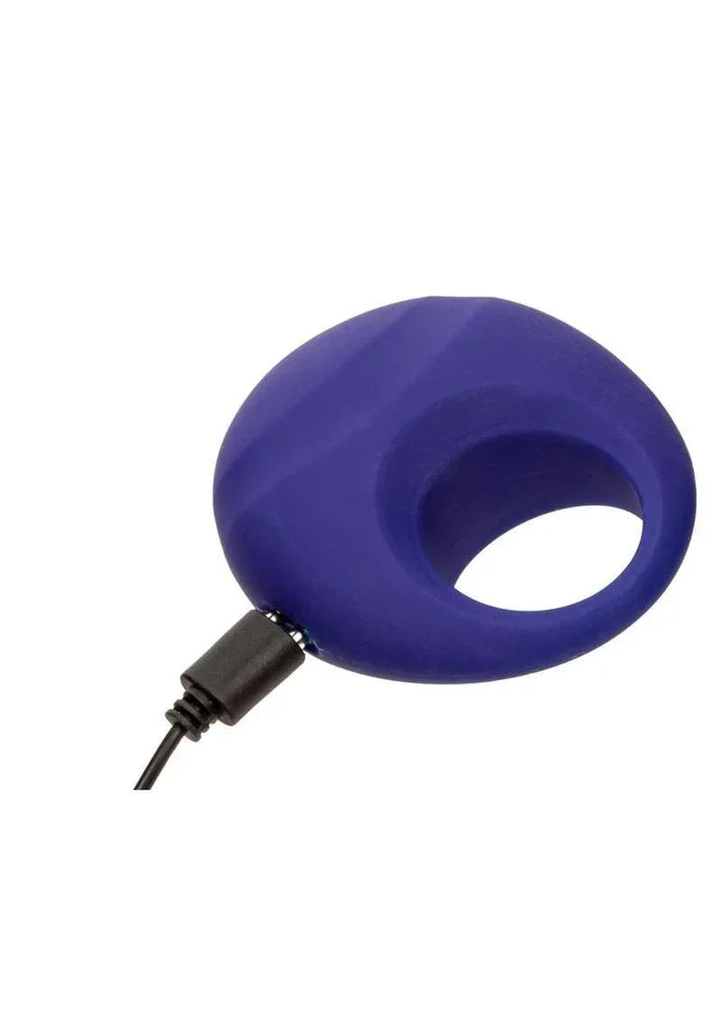 CalExotics Closer Intimate Rechargeable Ring Embrace Silicone Cock Ring