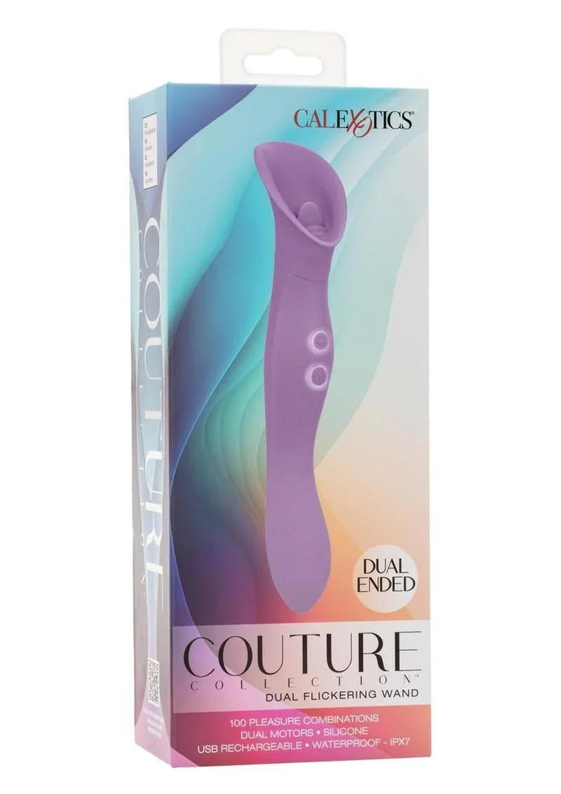 CalExotics Couture Collection Dual Flickering Rechargeable Silicone Wand