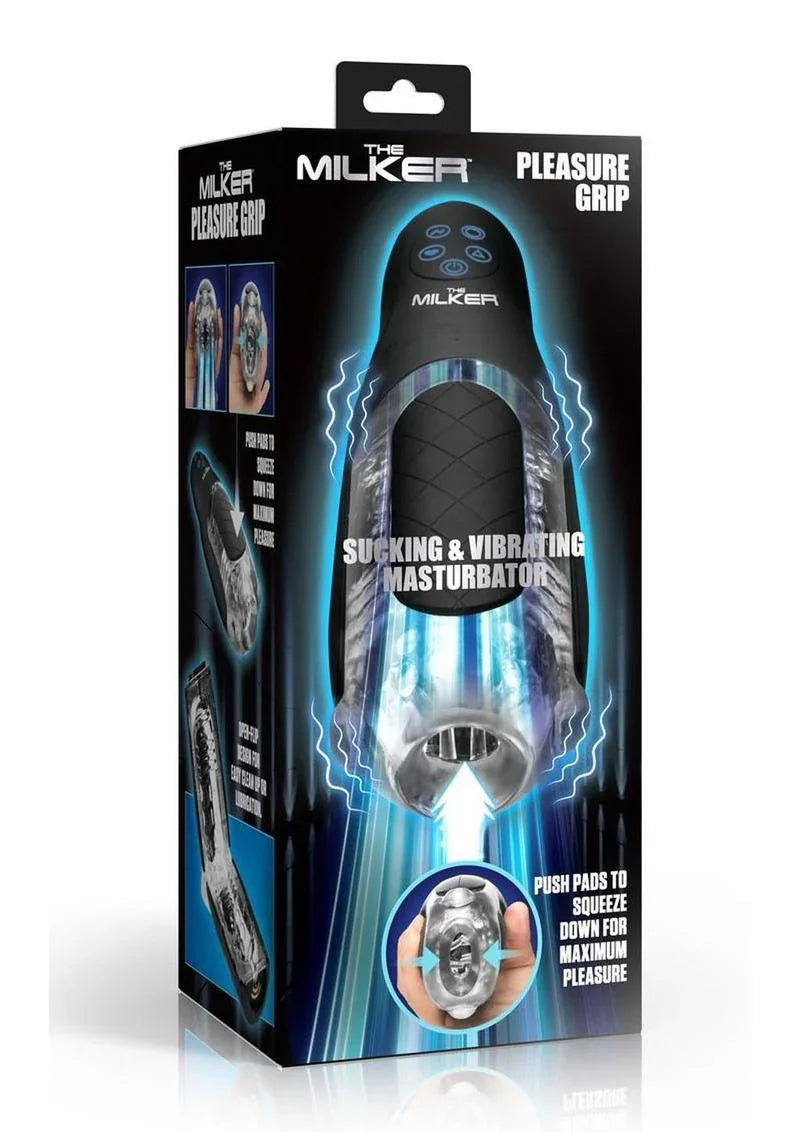 The MK Pleasure Grip Sucking & Vibrating Rechargeable Masturbator The MK Pleasure Grip Sucking & Vibrating Rechargeable Masturbator
