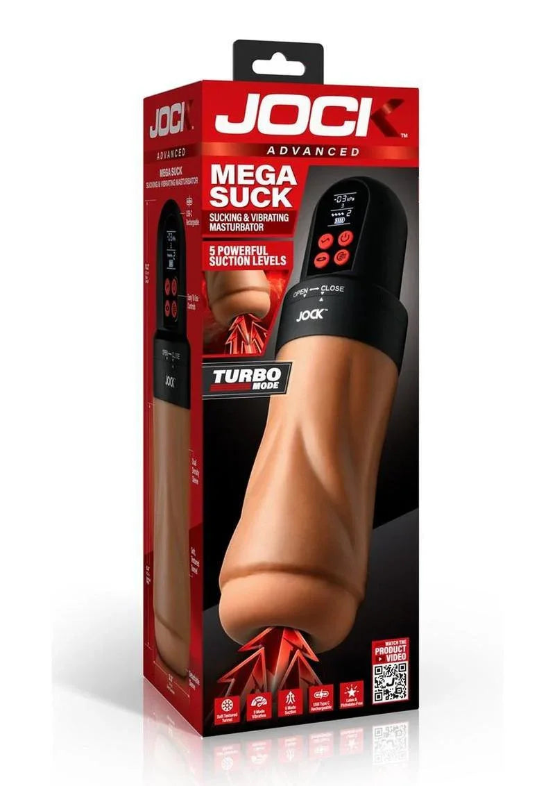 Jock Sucking & Vibrating Rechargeable Masturbator
