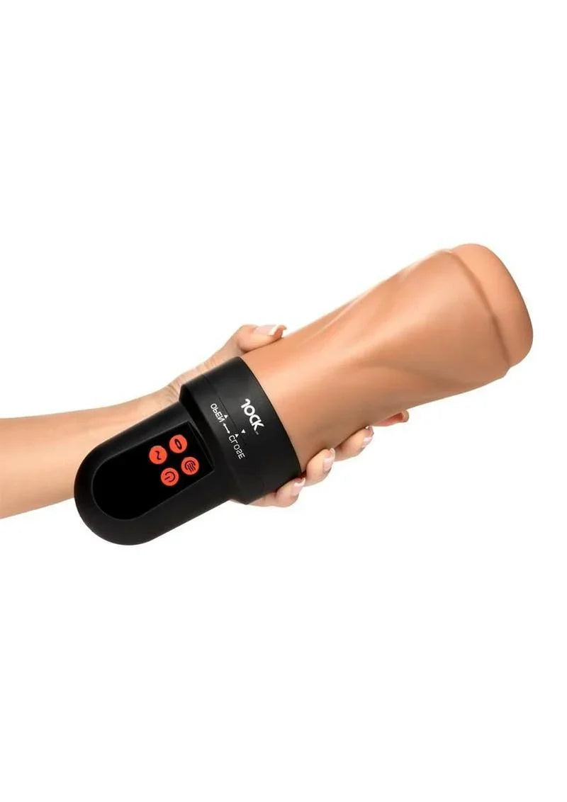 Jock Sucking & Vibrating Rechargeable Masturbator