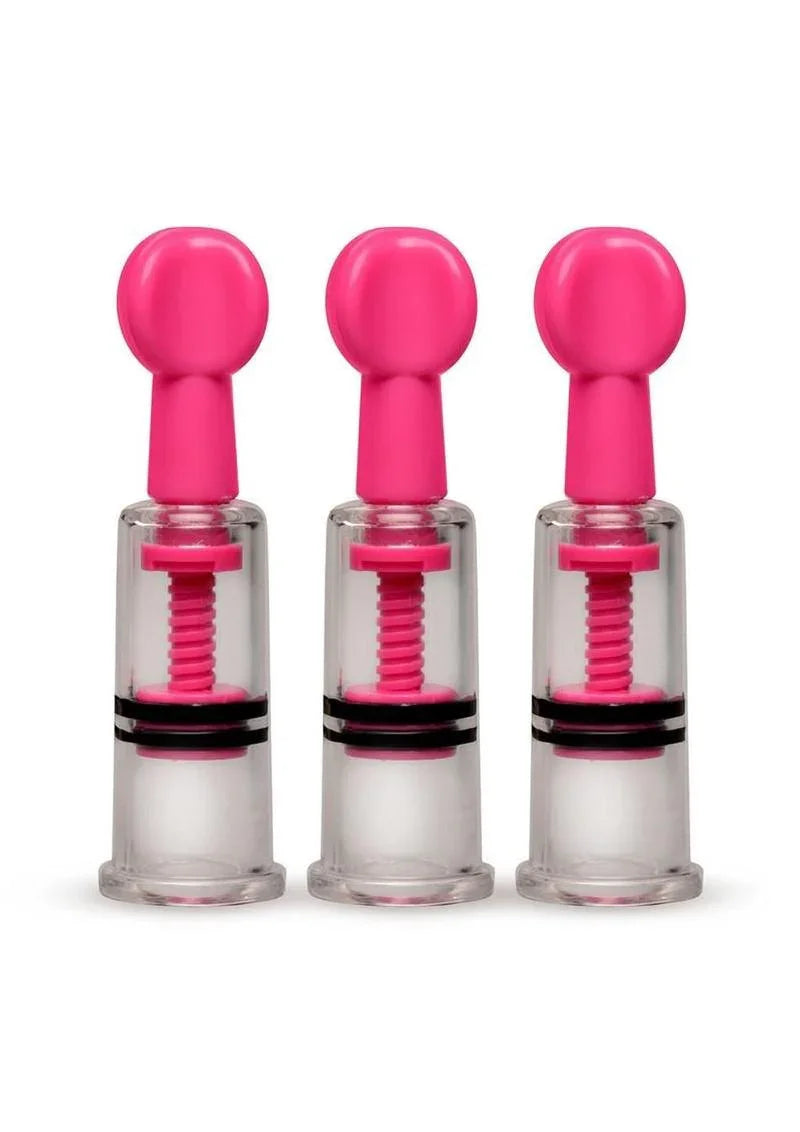 Size Matters MAXtwist Clit & Nipple Triple Sucker Set
