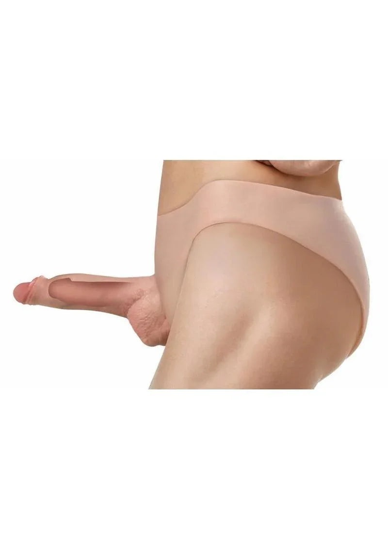 Master Series Slim Hollow Silicone Strap-On 6.2in