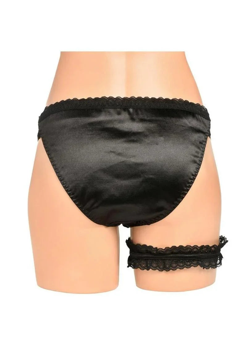 Bedroom Bliss Jolie Strap-On Panty Harness & Garter